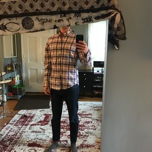 J.crew summer plaid shirt